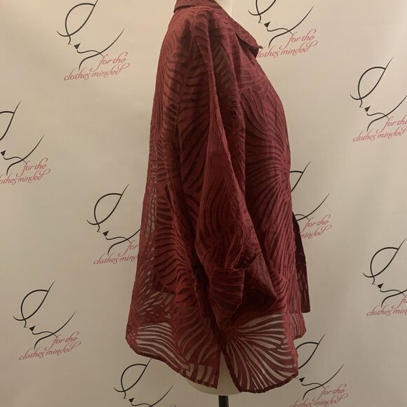 Alfred Dunner. Size 10. Two Piece Set. Sheer Shirt with Attached Tank Cami. B50 - Picture 5 of 5